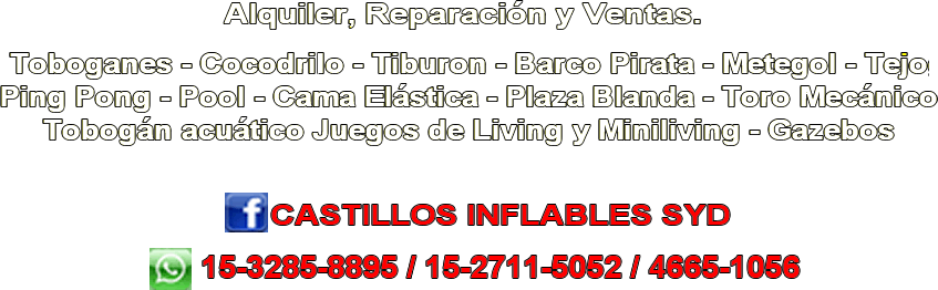 Castillos inflables SyD